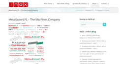 Desktop Screenshot of cnc-service.pl